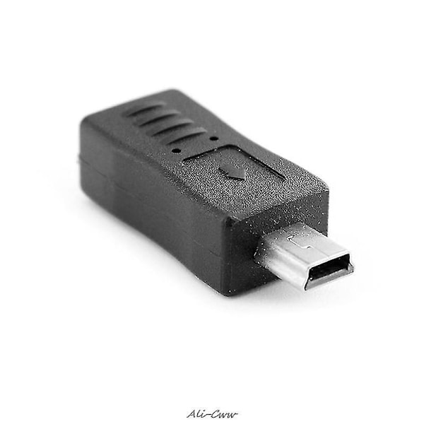 Spilcontrollere Sort Micro Mini Usb Adapter Oplader Konverter Adapter