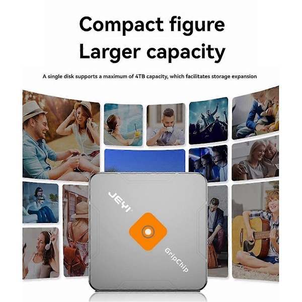 Magnetiskt M.2 2230 SSD-kabinett med stöd för 16/15 ProRes, 8K/4K HD-skärmdelning, USB 10Gbps