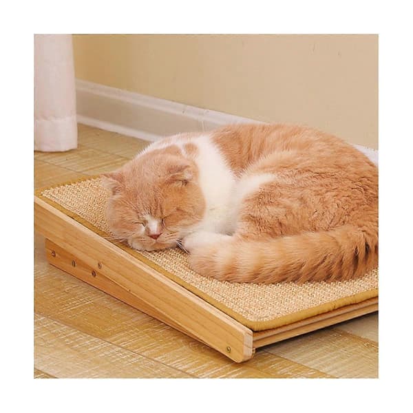 2-delt klorematte Sisal klorematte Klorematte for katter med teip klorematte 50 x 25 cm