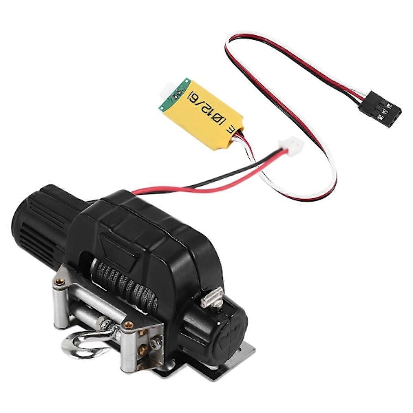Automatisk metallvinsj med 3CH kontrollinje for 1/10 RC Crawler Car Axial SCX10 TRX4 oppgraderingsdeler A