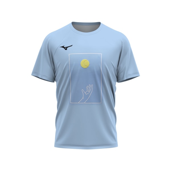 2023 Ny Mizu T-skjorte, Jersey, Sykkeldress, Patchwork Tennis Dress, Fitness Pustende Badminton for menn, Utendørs Sports T-skjorter ET6141642358 4XL