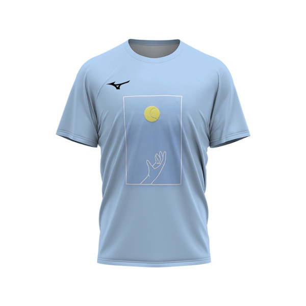 2023 Uusi Mizu T-paita, Jersey, Pyöräilypuku, Patchwork Tennispuku, Fitness Miesten Hengittävä sulkapallo, Ulkoilu T-paidat ET6141642358 XS