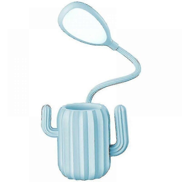 Leveres med pose, barnas skrivebordslampe, svanehals sengelampe med berøringsbryter (blå, 1 stk)