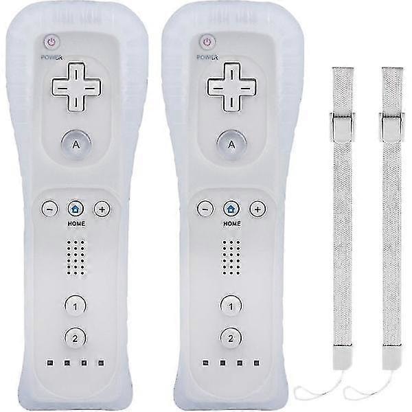 2 WII-kontrollere - Spillfjernkontroll med etui - w