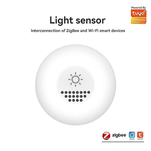 Tuya Zigbee Smart Lyssensor Lysstyrkesensor
