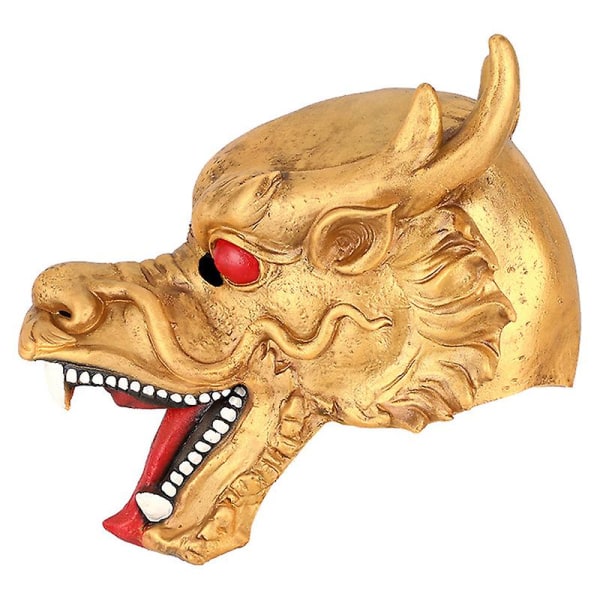 Zodiac Dyr Kylling Hest Hund Gris Tigerhode Kaninmaske Latekskostyme Halloween maskerekvisitter style 14