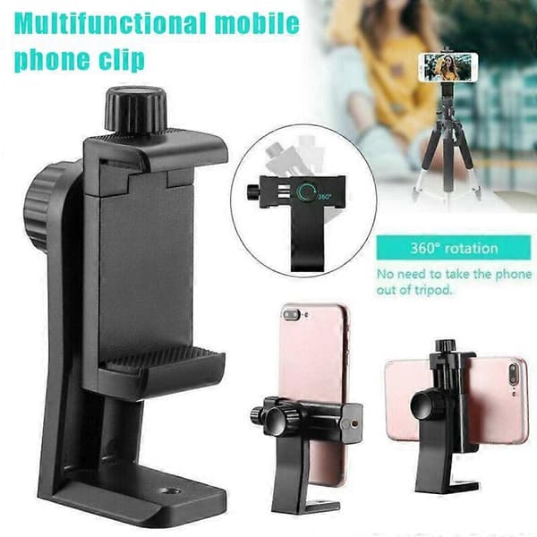 Tripod Adapter Mobiltelefonholder Mount Adapter til Universal Smartphone Mobil
