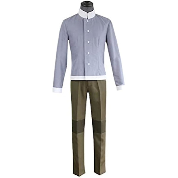 Danganronpa Shinguji Korekiyo Cosplay kostym Skoluniform Studentdräkt Hela set Anime Cosplay kostym XXXL