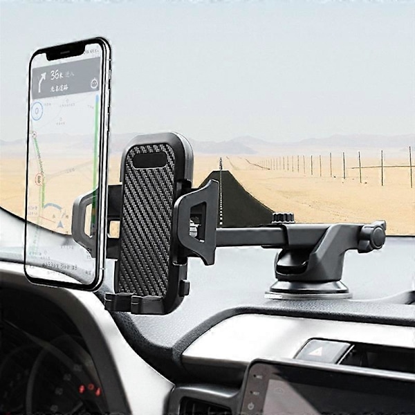 Mobilholder for bil, lastebilsjåfører, universell oppgradert håndfri stativ, dashbord, frontrute, ventilasjonsåpning, mobiltelefonfeste