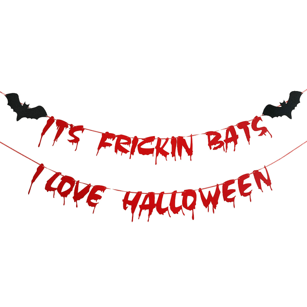 Halloween dekoration Glitter Letter Latte Flower Bat Sticker Set set 1