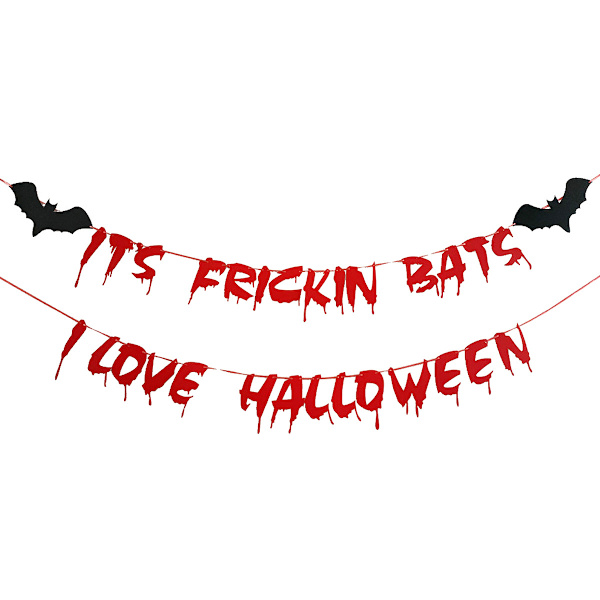Halloween dekoration Glitter Letter Latte Flower Bat Sticker Set set 2