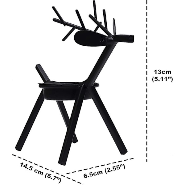 1 stk. Reinsdyr Telysholder for Juledekorasjoner, Borddekor, Peishylle, Peis, Stue