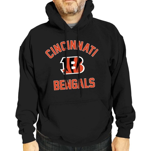 Team Fan Apparel NFL Adult Game Day Huvtröja - Polyesterull Bomullsblandning - Håll dig varm och representera ditt lags stil style 13 L