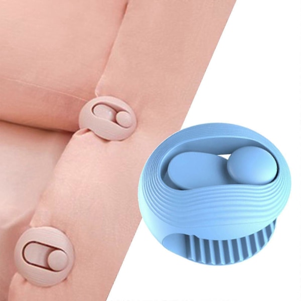 Täcke Clips Täcke Grippers Lakan Fästklämma (10 stycken, blå)