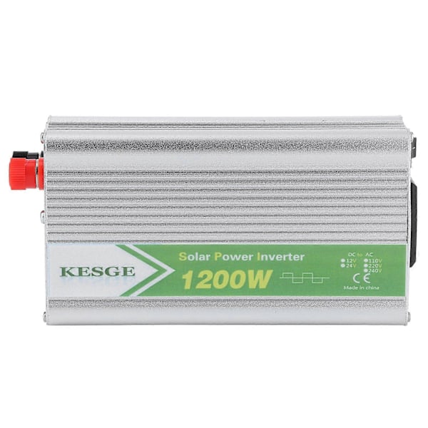 1200W Bil Strömspänningsomvandlare DC12V till AC220V Modifierad Sinusvåg Lågt Brus med LED-Indikator