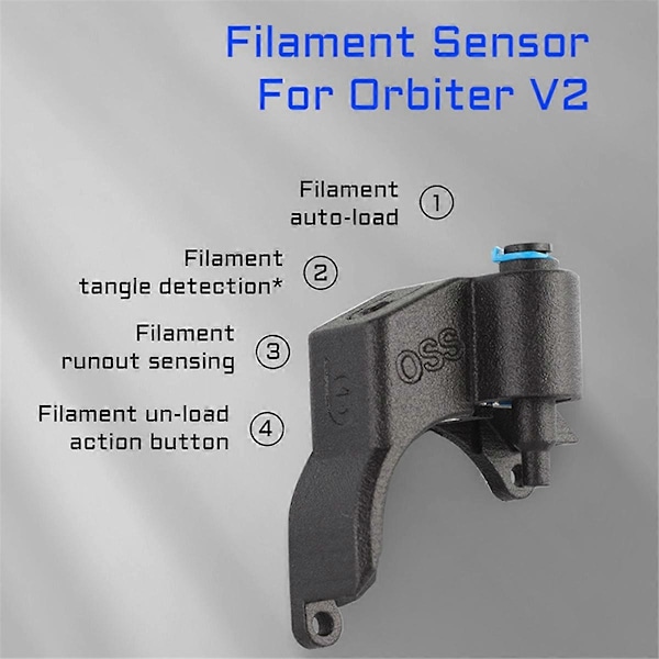 För Orbiter V2 Extruder Smart Filament Sensor V4.2 Kit Upptäck Fastnat Filament Sensor för 3D-skrivare