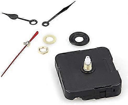 Quartz Urværk Mekanisme DIY Sorte Røde Viser (2 stk)