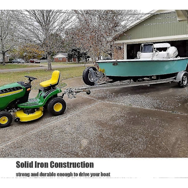 Dragkrok för gräsklippare, trädgårdstraktordragkrok, solid järnkonstruktion, kompatibel med John Deere Ariens Cub Cadet Poulan Pro Husky Husq