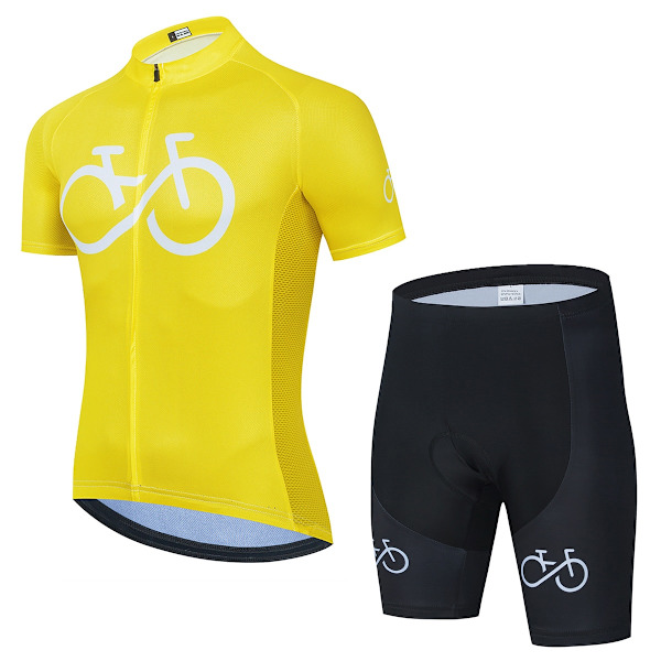 2022 Nytt Cykelset Set Sommar Cykeltröja Set Landvägscykeltröjor MTB Cykelkläder Andningsbara cykelkläder Blue Asian Size -L