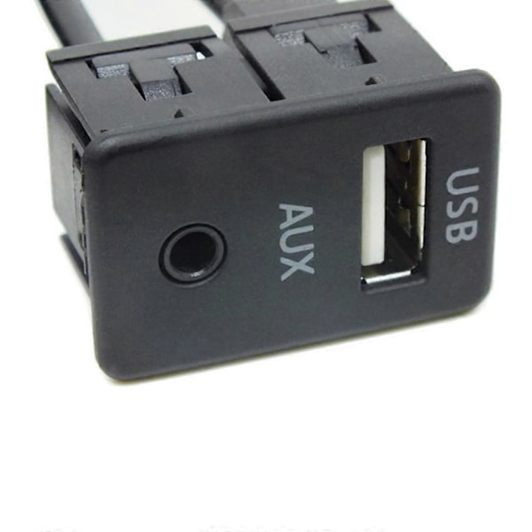 1.5M Autp Dash Infälld USB-portpanel Dubbel USB-förlängningsadapter