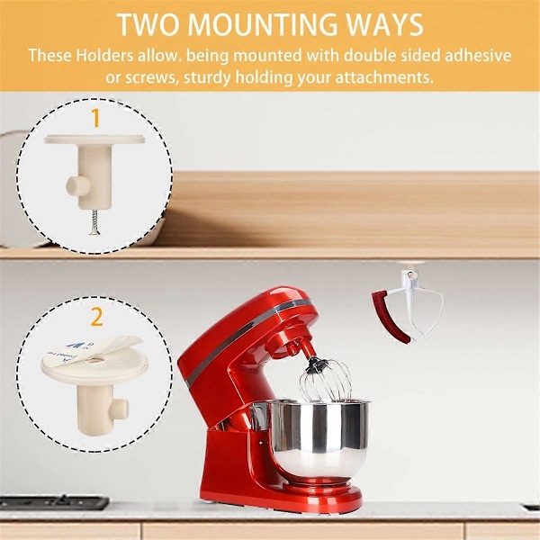 4 stk. Stand Mixer Holdere, Køkken Opbevaringsorganisator