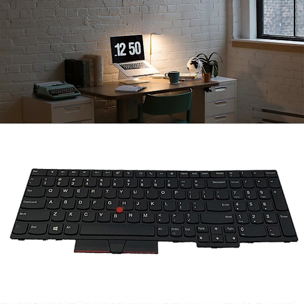 Laptop Tilbehør til Lenovo Thinkpad T15 P15S Erstatning Engelsk Tastatur