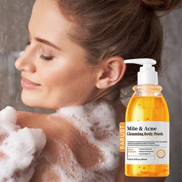 Baru-bt Mide- og Akne-rensende Kropsvask 250ml til Blød Hud 3pc