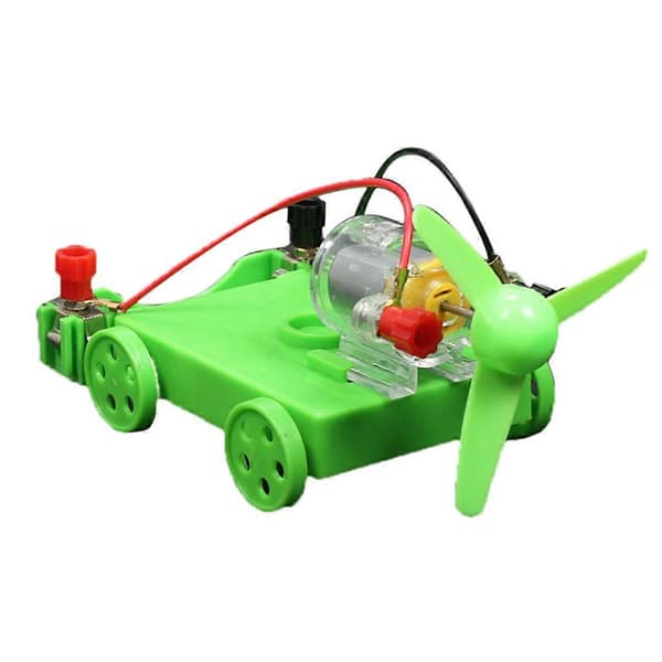 Mini Vinddriven DIY Bil Kit Barn Pedagogisk Leksak Pryl Gåva
