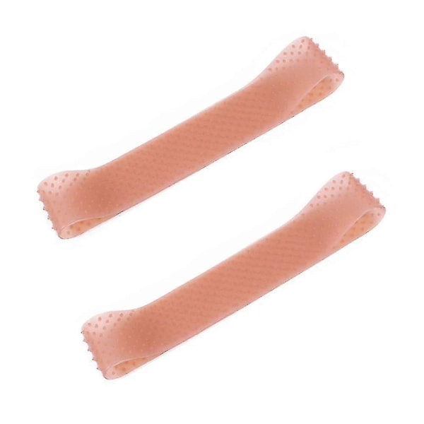 2-pack Perukgreppband Halkfritt Transparent Silikon Perukfixering Silikon Perukgrepp Naturligt Grepp Hårband För Spetsperuker För Att Hålla Peruker Mörkbrun