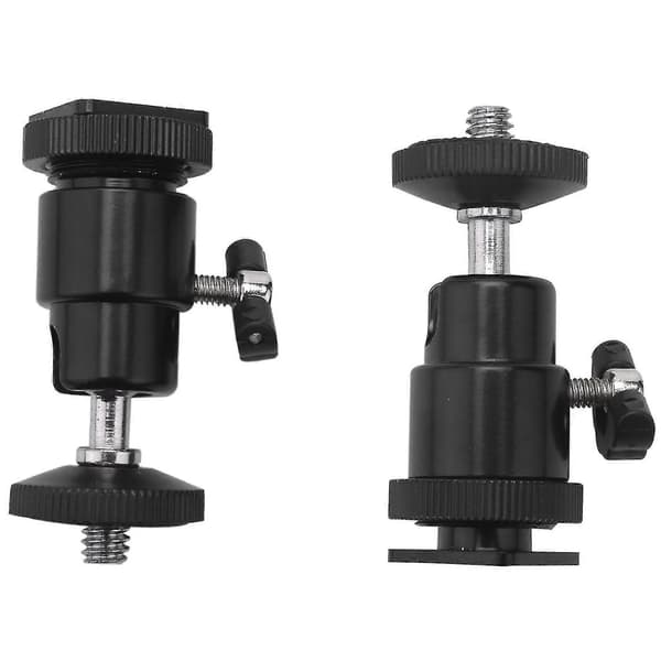 Mini Kulehode [] Med Blitssko Adapter 1/4 Tomme Små Kulehoder Lett Svingbar -ballhea