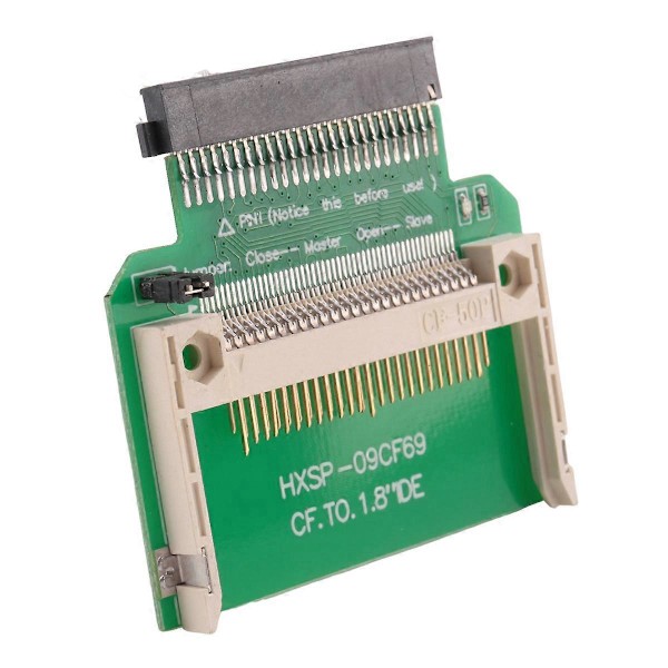 Minneskort Compact Flash till 50-stifts 1,8 tum IDE Hårddisk SSD-adapter