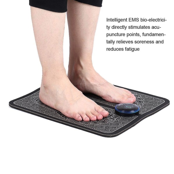 Ems Foot Massager Elektrisk Fotmassage Pad Stimulator Massager