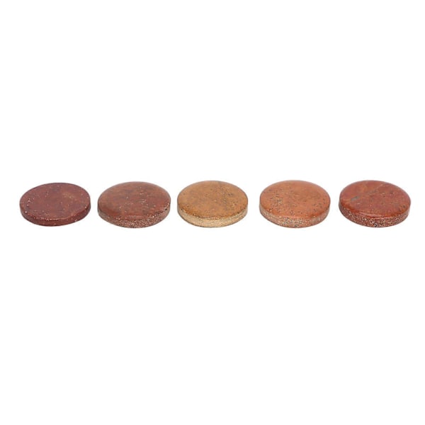 Gua Sha Sten 5 stk. Naturlig Massage Rund Skrabebord til Ansigt, Ryg og Led