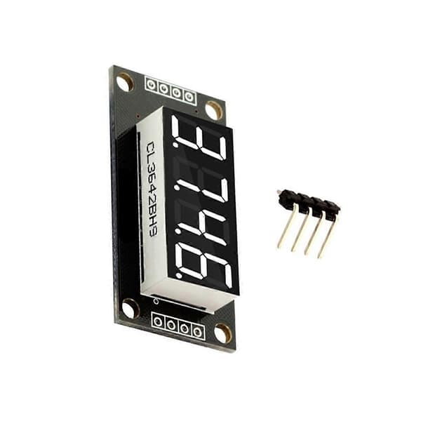 0,36-tommers 4-sifret digitalt displayrør desimal 7 segmenter TM1637 driver LED-modulkort for hvit