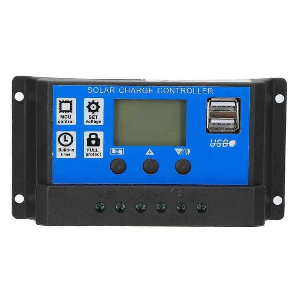 25-26 15W 18V Solcellepanel Monokrystallinsk Solcellepanel Bærbart Solcellepanelsæt til Bil Båd (Solcelle +40A Controller)