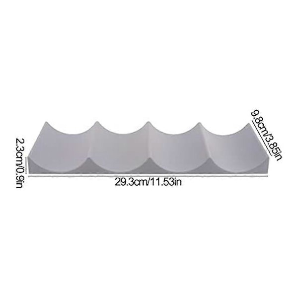 3 stk. Rødvin Display Stabling Flaskeholder Egnet for Kjøkken Bar Hotell Multi-Stabling Display
