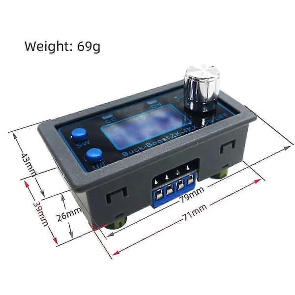 DC-DC Programmerbar DC Justerbar Spenningsregulator Konstant Spenning Konstant Strøm Solcellelader