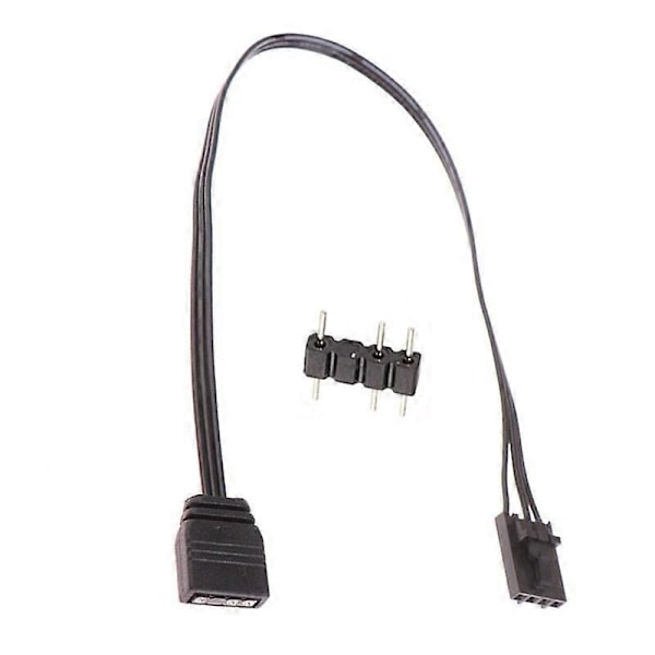4-PIN RGB - Standardi ARGB 3-Pin 5V -sovitinliitin RGB-kaapeli 25cm