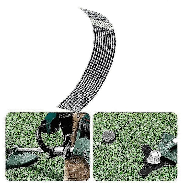 10 stk. til Bosch AFS 23-37 græsslåmaskine nylon line trimmertråd med spænde F016800431