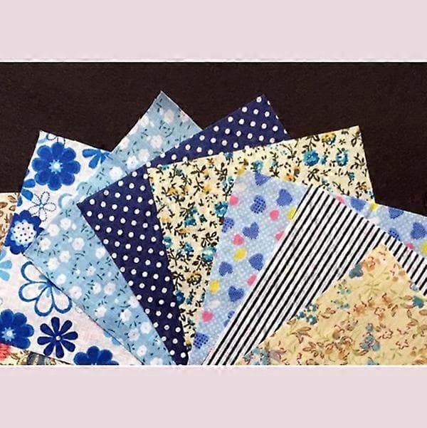 DIY quilting Patch 60 stk 10cmx10cm charm pack bomullsstoff patchwork bunt stoffer stoff sying