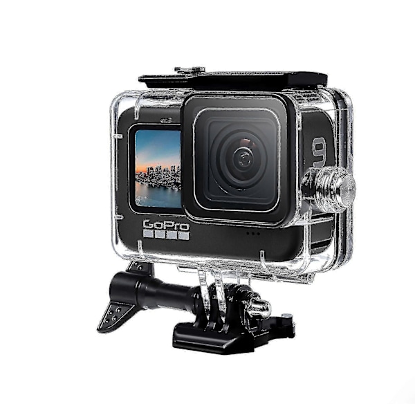 Vattentätt skyddshölje för GoPro Hero 7 Black 6 5 med fäste