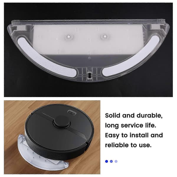 Kompatibel med Roborock S6 MAXV S6 Pure S5 MAX S4 E4 E35 E2 Robotstøvsuger Vanntank Vannkjerne Reservedeler