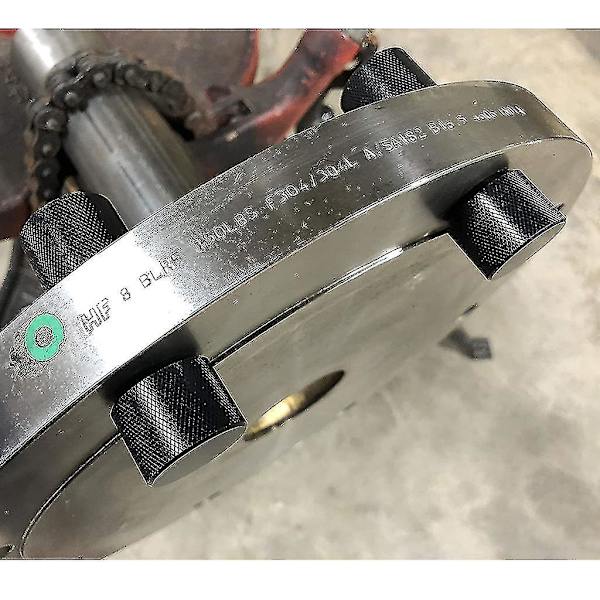 2-håls Flänsjusteringsstift Anodiserad Svart Oxidfinish 6061 Aluminium