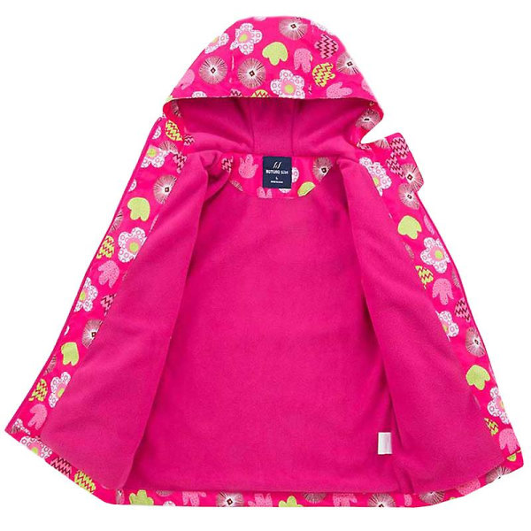 Toddler Flickor Barn Huvjacka Windbreaker Huvjacka Snow Rain Coat Ytterkläder Floral 2 10-12 Years