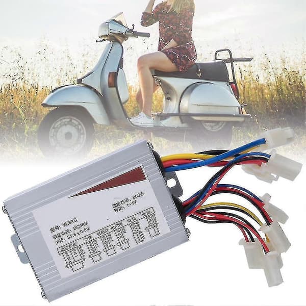 36V 800W Elektrisk Borstmotor Kontroller DC Motor Hastighetskontroll För Elektro Trehjuling Scooter