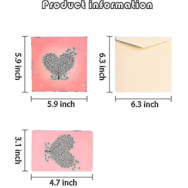 Uusi Trend 3D Pop Up -kortti onnittelukortti äitienpäivälle, isänpäivälle, vuosipäiväkortti, syntymäpäiväkortti, rakkauskortti, ystävänpäiväkortit, kiitoskortti