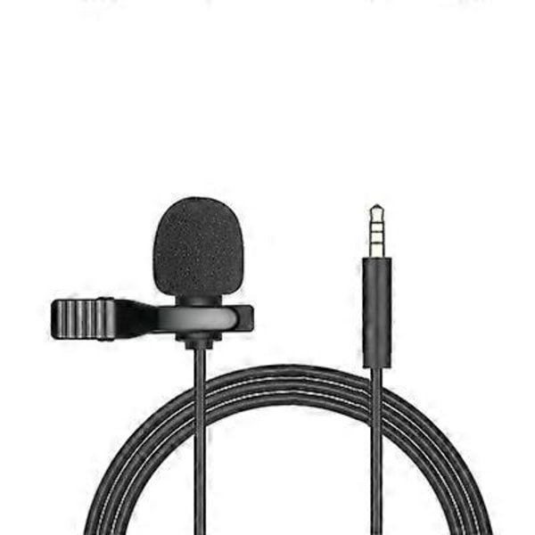 Bærbar 3,5 mm Lavalier Clip-on Mikrofon USB Kondensatormikrofon 1,5 m Kablet Ekstern Type C jack Mini Mikrofon Til Telefon PC Laptop