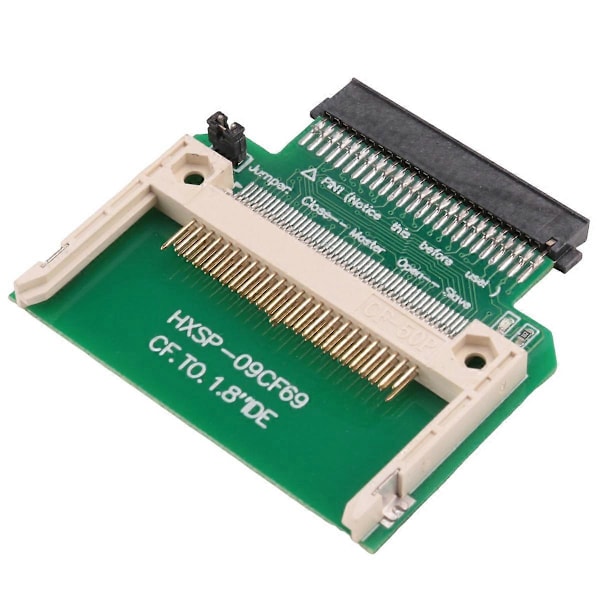 Minneskort Compact Flash till 50-stifts 1,8 tum IDE Hårddisk SSD-adapter