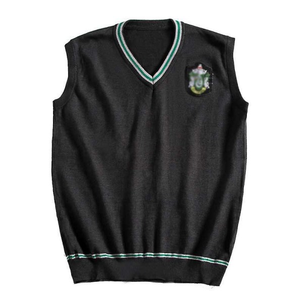 Unisex barn Voksen Slytherin Cosplay Potters Robe Troldmand Heks Kappe Fest Cosplay Piger Drenge Kvinder Mænd Halloween kostume Set 12 M