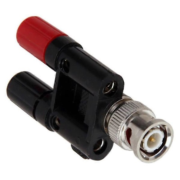 BNC Stik 4mm Bananstik Splitter Konnektor BNC Hanstik til 2 x 4mm Banan Hun Jack Socket Adapter